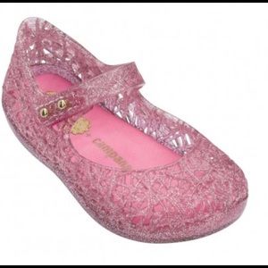 MINI MELISSA X CAMPANA GIRL ZIG ZAG V MARY JANE FLATS